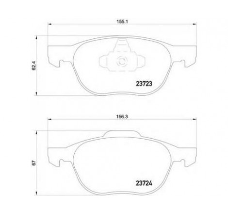 BOSCH Front Brake Pads Set