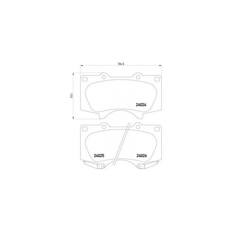 BOSCH Front Brake Pads Set